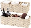 GRANNY SAYS Bathroom Baskets for Organizing, Wicker Basket for Storage by GRANNYSAYS