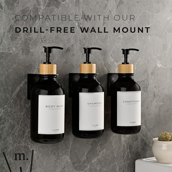 MaisoNovo Refillable Shampoo and Conditioner Bottles - Image 7