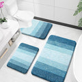 OLANLY Bathroom Rugs Sets 3 Piece, Soft Absorbent Microfiber Bath Mats and by OLANLY