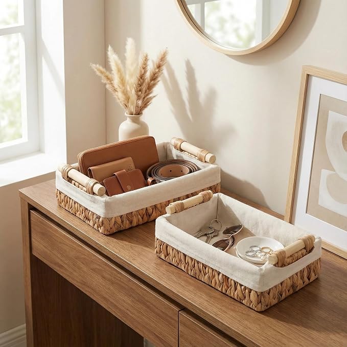 Baskets for Organizing, Wicker Basket Organizer - Image 5