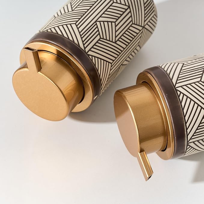 Brown Foaming Soap Dispenser, Ceramic Foam Soap Dispenser - Image 7