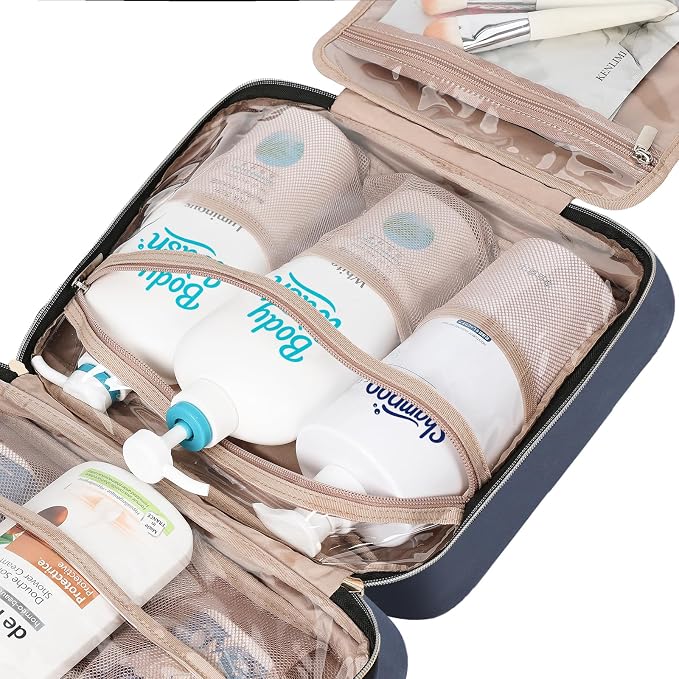 NISHEL Travel Toiletry Bag for women, Portable Hanging Organizer for - Image 7