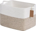 Goodpick Woven Storage Baskets for Organizing, Blanket Basket Living Room by Goodpick
