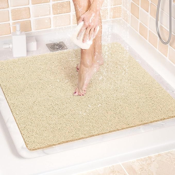 LuxStep Shower Mat Bathtub Mat, 24x24 inch, Non-Slip Bath Mat by LuxStep