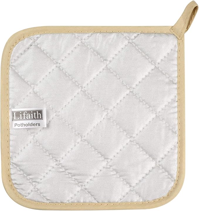 100% Cotton Kitchen Everyday Basic Terry Pot Holder Heat Resistant Coaster - Image 4