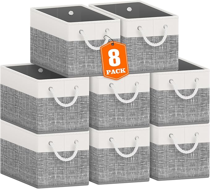 Fab totes Storage Bins, Foldable Storage Baskets by Fabtotes