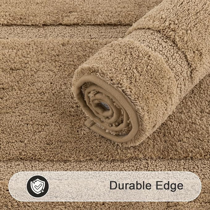 SHACOS Soft Fluffy Bathroom Runner Rugs Set of 3 Bath Mats - Image 7
