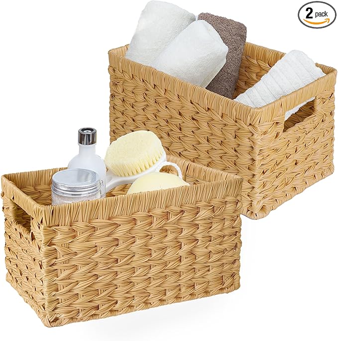 GRANNY SAYS Wicker Storage Baskets, Woven Baskets by GRANNYSAYS