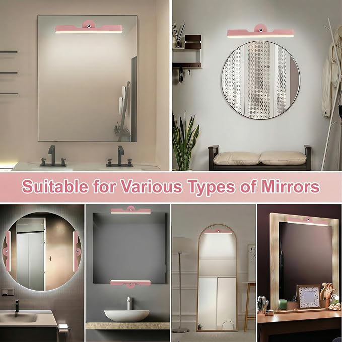 Wireless Vanity Lights for Mirror, Rechargeable Battery Operated Stick on Lamp - Image 6