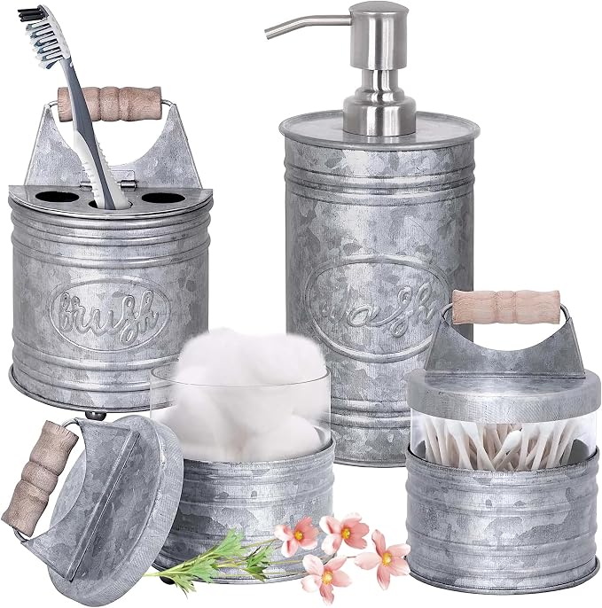 Autumn Alley Rustic Bathroom Accessories Set 4 by AutumnAlley