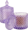 2 Pack Qtip Holder Thick Glass Apothecary Jars by rejomiik