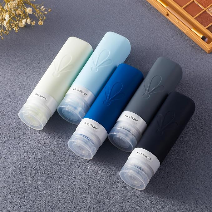 INSFIT Travel Bottles for Toiletries, TSA Approved 3oz Travel Size Containers - Image 6