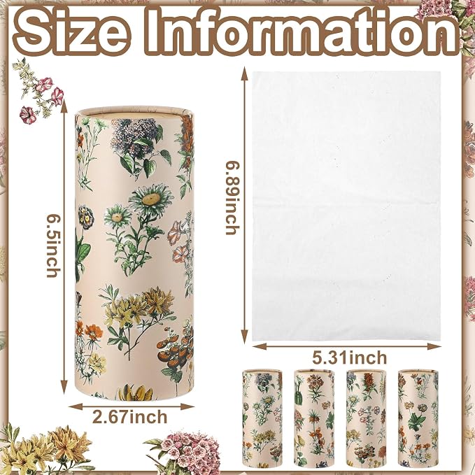 Zonon 8 Pcs Car Tissues Holder Round Box - Image 4