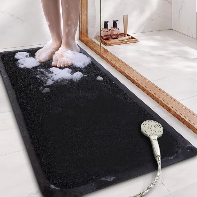 Mecko Non Slip Shower Mats, 16x40 Inch, Anti-Slip Bathtub Mats by Mecko