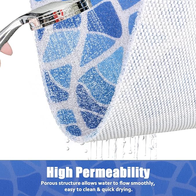 Shower Mat Bathtub Mat Non-Slip: 24x32 Inch, Soft Comfort Bath Mat - Image 4