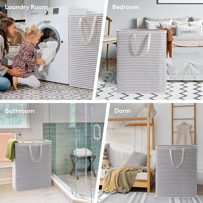 Lifewit 1 Pack Laundry Basket 125L Each, Collapsible Clothes Hamper - Image 7