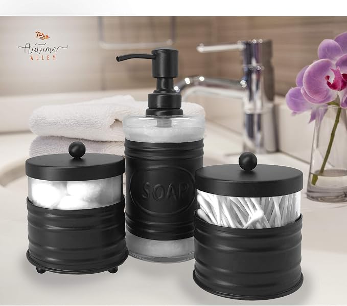 Autumn Alley Adorable 3 Piece Modern Farmhouse Bathroom Accessory Set - Image 4