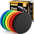 6 PCS Buffing Polishing Pads, 7 Inch Buffing Pads Compound Buffing Sponge Pads by Unknown