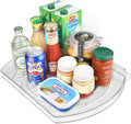 FIRJOY Lazy Susan Turntable for Refrigerator, Square Turntable Organizer for by FIRJOY