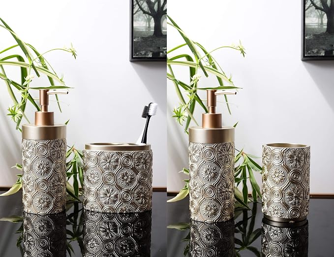 Hymmah Bathroom Accessories Set, Farmhouse Bathroom Decor, Contain Toothbrush - Image 7