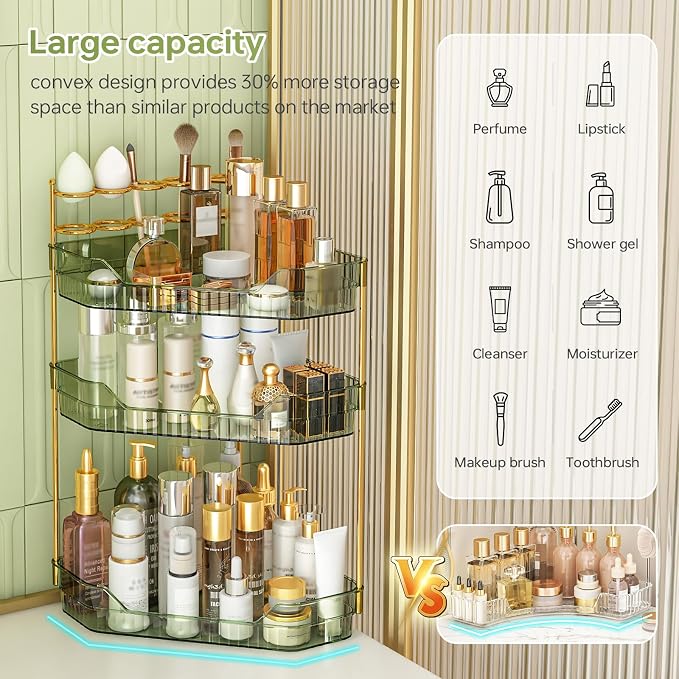 Corner Bathroom Counter Organizer - Image 5