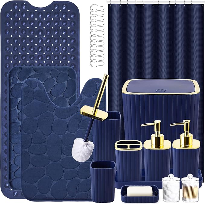 26PC Bathroom Accessories Set by BetterbathroomwithXLHOME