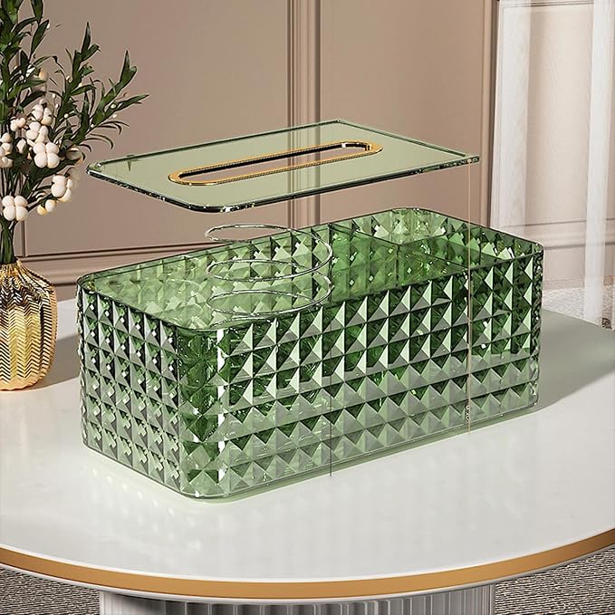 Tissue Box Cover Rectangle, Tissue Holder Napkin Dispenser - Image 6