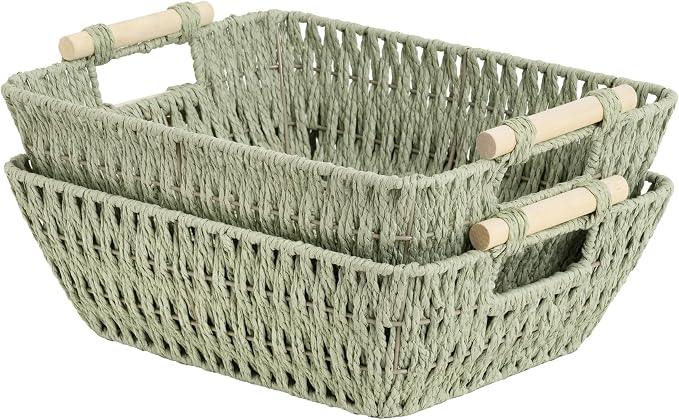 StorageWorks Large Wicker Storage Basket by StorageWorks