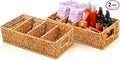 Nature-Inspired Rattan Pantry Organizer Baskets Set of 2 by Cantalop
