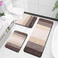 OLANLY Bathroom Rugs Sets 3 Piece, Soft Absorbent Microfiber Bath Mats and by OLANLY