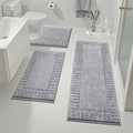 Pauwer Bathroom Rugs Sets 3 Piece Bathroom Shower Rugs by Pauwer