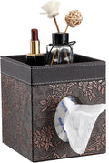 Sumnacon Leather Square Tissue Box Cover by Sumnacon