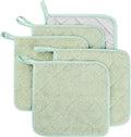 100% Cotton Kitchen Everyday Basic Terry Pot Holder Heat Resistant Coaster by Lifaith