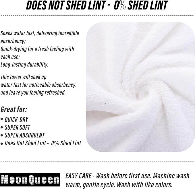 MOONQUEEN 18 Pack Premium Hand Towels - Image 5
