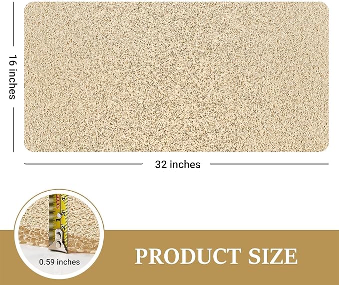 LuxStep Shower Mat Bathtub Mat, 32x16 inch, Non-Slip Bath Mat - Image 2