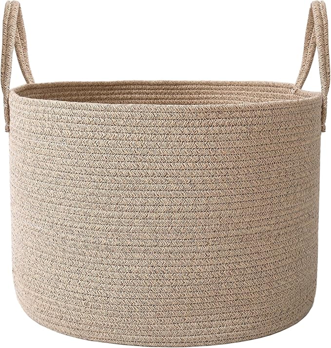 65L Extra Large Blanket Basket for Living Room by JMvicyroam