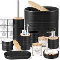 IMAVO Bathroom Accessory Set-11Pcs Black Bathroom Accessories Set by IMAVO