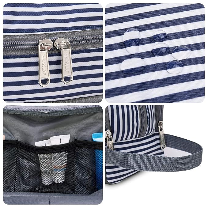 Toiletry Bag for Men Hanging Dopp Kit Water Resistant Shaving Bag Small - Image 4