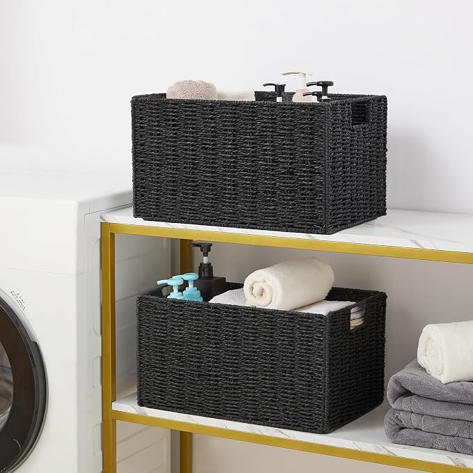Vagusicc Wicker Storage Basket, Small Storage Baskets - Image 3