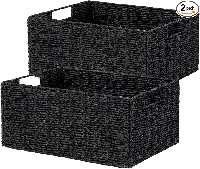 Vagusicc Wicker Storage Basket, Small Storage Baskets by Vagusicc