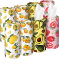 Zonon 8 Pcs Car Tissues Holder Round Box by Zonon