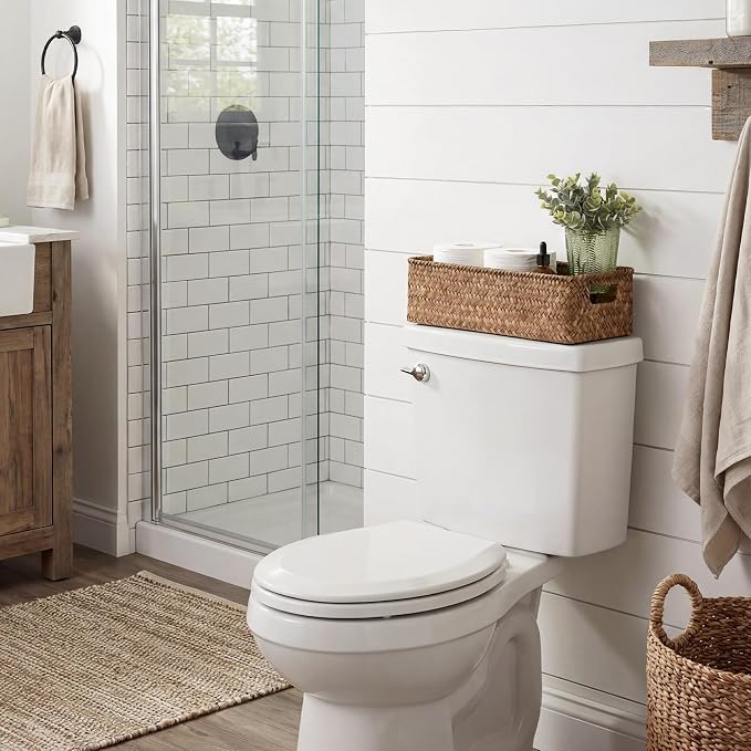 StorageWorks Wicker Toilet Paper Basket - Image 5