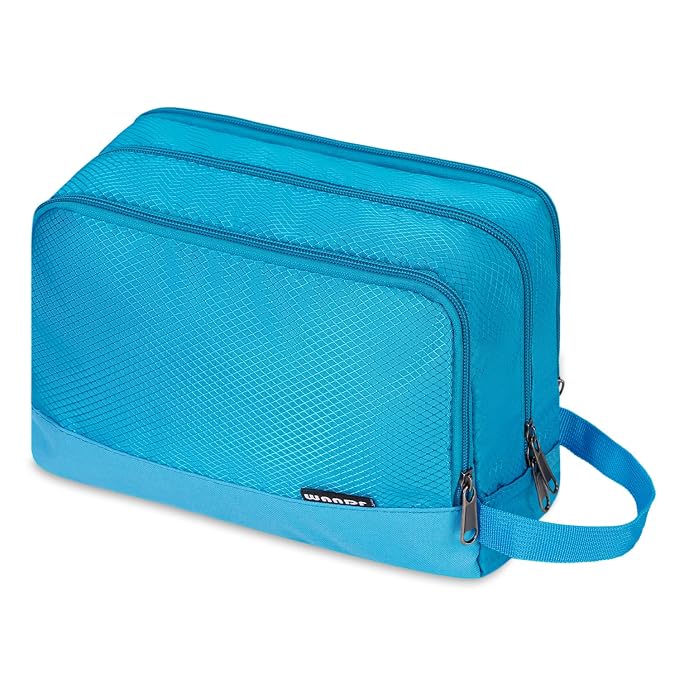 Toiletry Bag for Men Hanging Dopp Kit Water Resistant Shaving Bag Small by WANDF