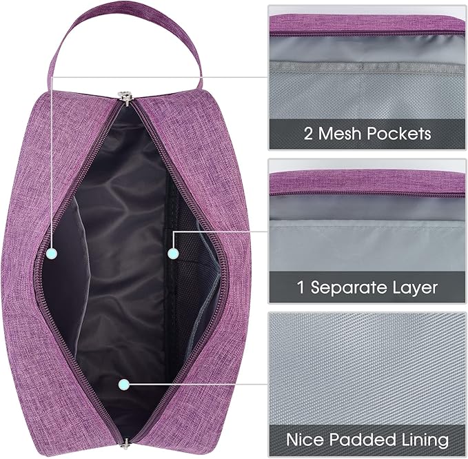 Narwey Travel Toiletry Bag for Women Traveling Dopp Kit Men Travel Bag for - Image 5