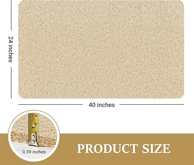 LuxStep Shower Mat Bathtub Mat, 40x24 inch, Non-Slip Bath Mat - Image 2