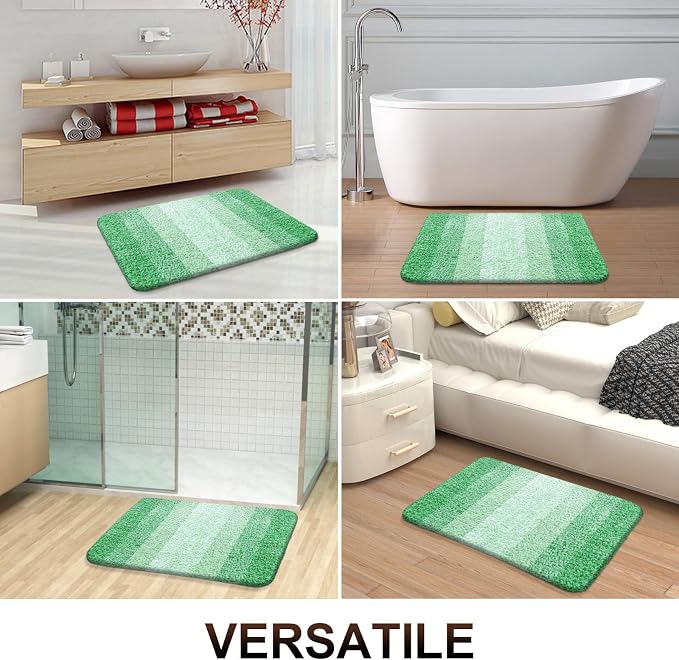 OLANLY Bathroom Rug Set 2 Piece, Soft Absorbent Microfiber Bath Rug Set - Image 7