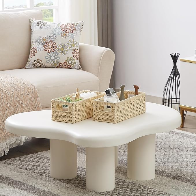 Vagusicc Wicker Storage Basket, Paper Rope Wicker Baskets - Image 7
