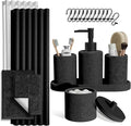 Clara Clark Black Bathroom Set by ClaraClark