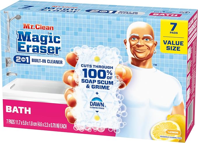 Mr. Clean Magic Eraser Sponge, Bathroom Cleaner, Shower Cleaner, Tub Cleaner - Image 12