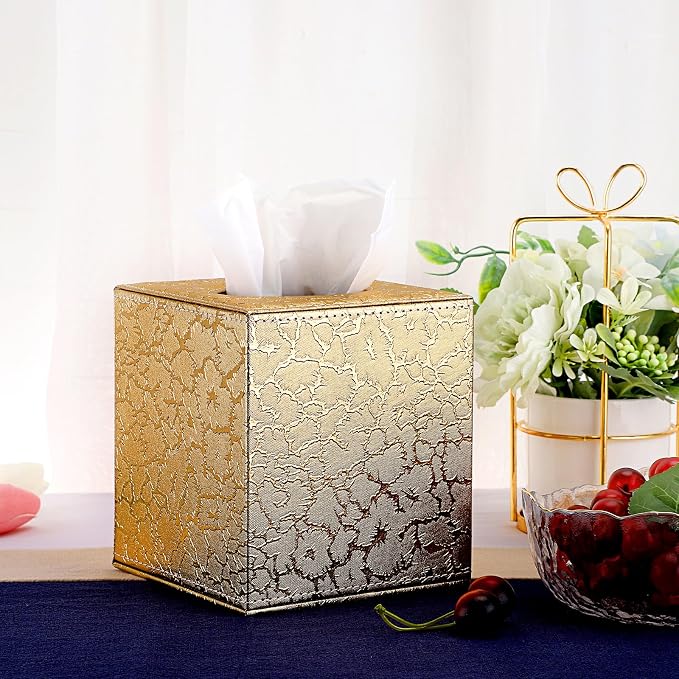 Sumnacon Square Leather Tissue Box Cover - Image 7